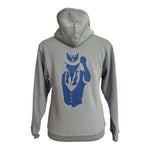 Made Here Bayside Men's Blue Zip Front Hooded Sweater Small Cotton Blend NWOT