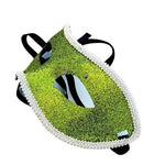 Glittery Green Costume Mask Masquerade Carnival Party Accessory Adult VG
