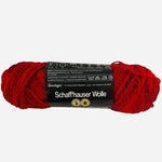 Vintage Schaffhauser Noella Red Virgin Wool Mix Knitting Yarn NWT