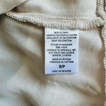 Ro&De Women's Ivory Cream Tie High Collar Ruffle Sheer Blouse S Long Sleeve NWT
