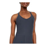 Old Navy Activewear Women's PowerSoft Bodysuit S Gray Racerback Compression EXC