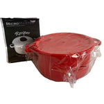 Handy Gourmet Micro Master Microwave Pressure Cooker Pot Red 2.5 Qt with Lid NIB