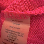 Essentials Milano Womens Top S Pink Knit Sleeveless Blouse Metal Dot Embellished