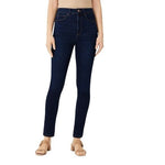 Ann Taylor Women's Dark Blue Skinny Jeans Size 6 Stretch Cotton Modal Zip EXC
