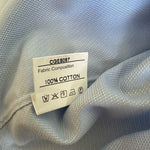 ENZO Custom Tailored Light Blue Cotton Button-Up Long Sleeve Men's Shirt Size M