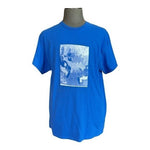 Vintage Gildan Ultra Cotton Men's African Print Tee XL Grey Blue NWOT