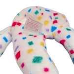 TY Beanie Baby 2K Bear 1999 Multicolored Confetti Plush Stuffed Toy Retired Rare