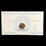 2008 Presidential Andrew Jackson Dollar Coin Certificate Asset Grading NIB