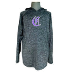 Marucci Grey Polyester Spandex Athletic Training Hoodie Sweatshirt Men's Sz XXL