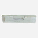 White Floating Wall Shelf Modern Wood 24x5 Decorative Display Storage Shelf NIB