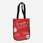 LULULEMON Red Black White Shopper Shoulder Bag Reusable Tote Gym Bag
