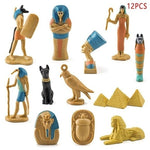 Safari Ltd Ancient Egypt Toob 12pc Mini Figurines Cleopatra Sphinx Educational