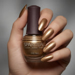 SpaRitual Nail Polish Nail Lacquer Nail Color REFLECTION 0.5 floz Vegan Gold New