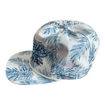 Fort Myers White Blue Palm Leaves Aloha Cap Imperial Sports Izys Fish Oyster New