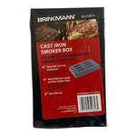Brinkmann Cast Iron Smoker Box 8x5" Grill Accessory Wood Chips BBQ NWT