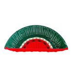 Ciroa Hello Summer Watermelon Slice Resin Wicker Serving Basket 17x9" NWT Rare