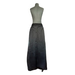 LAFAYETTE 148 Silk Maxi Skirt Black Organza Sheer Circle Women's Skirt Size 12