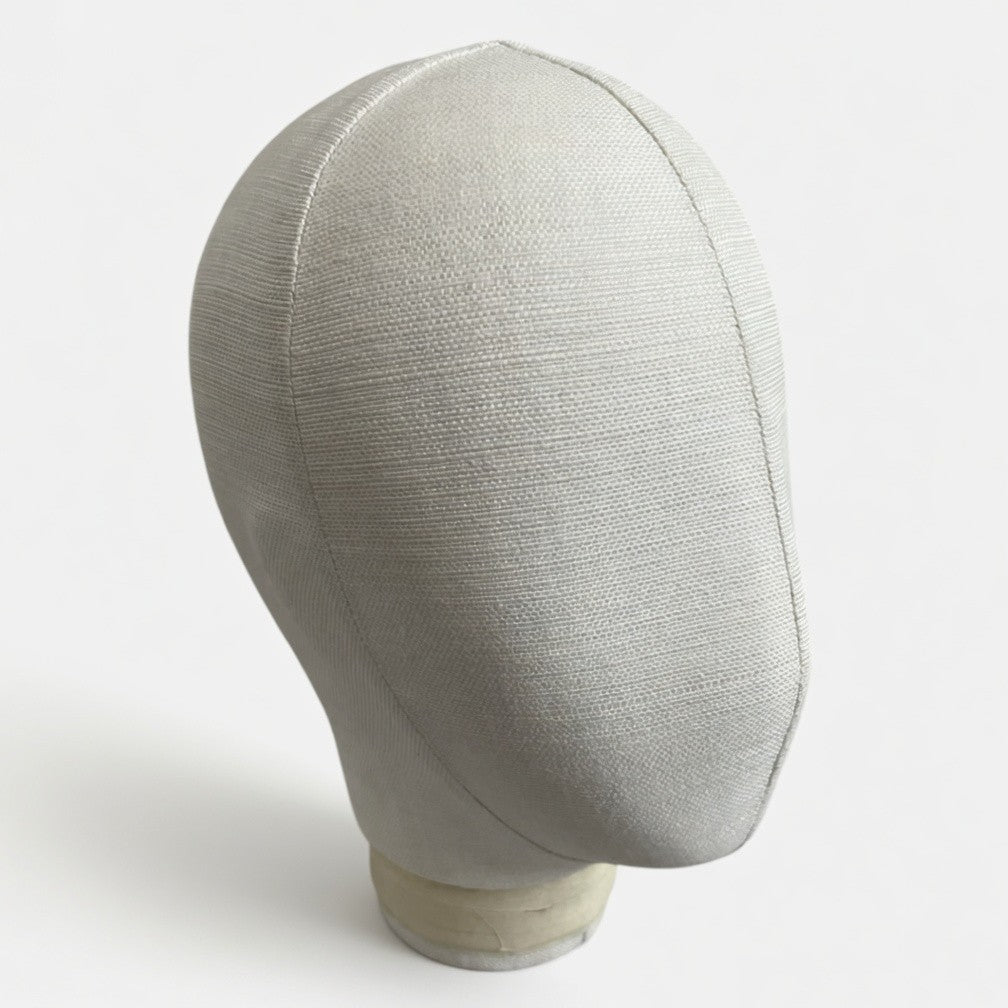 Canvas Linen Mannequin Head Display Stand Wig Hat Jewelry Holder 11" New