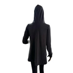 U2 WMO Womens Hoodie Grey Hooded Sweater Long Sleeve Athletic Cotton Blend G+