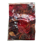 ASILK Red Watercolor Floral Mulberry Silk Scarf Wrap Cover Up NWT