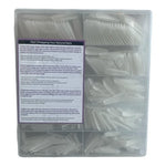 BTArtBox 500pcs Long Ballerina Coffin Nail Tips Clear Pre-Buff Korea ABS NIB
