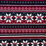 NAUTICA Women PJ Pants M Purple Blue White Winter Fair Isle Fleece Pajama Bottom
