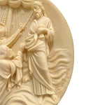 Studio Dante Di Volteradici Christ Walks Water Alabaster Plate Ghiberti 1985 NIB