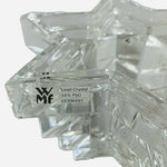 Vintage WMF Crystal Candle Holder Star of David Design 24% Lead Crystal