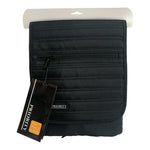 Unisex PRIORITY Black Nylon Crossbody iPad Travel Everyday Bag NWT