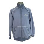 Lifetime Men's Grey Tracker Jacket L Zip Front Cotton Contrasting Seams NWT
