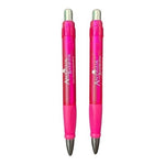 Antigua Barbuda Jumbo Souvenir Pens 7.5" Pink Caribbean Novelty Pens Pair New