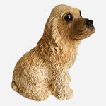 Dog Mate Cocker Spaniel Puppy Figurine Resin Statue Miniature Dog 2.5" Vintage