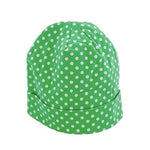 Green White Polka Dot Soft Cotton Baby Kids Beanie Hat One Size NWOT