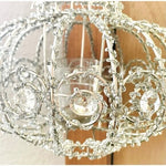 Barreveld Intl Luxury Chandelier Crystal Candle Holder Silver Art Deco NIB