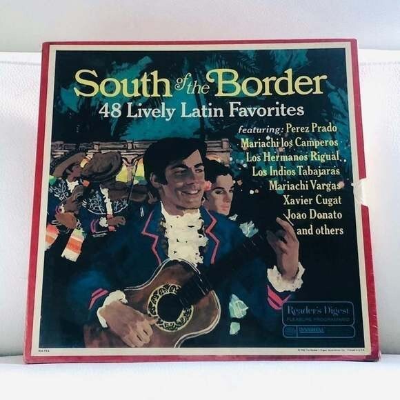 LP South Of The Border 48 Lively Latin Favorites Vinyl Record