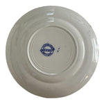 Vintage Old Willow Pattern Blue 6" Flat Porcelain Saucer Plate England
