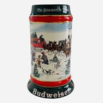 Vintage BUDWEISER The Seasons Best Holiday Beer Stein Beer Mug by Susan Sampson