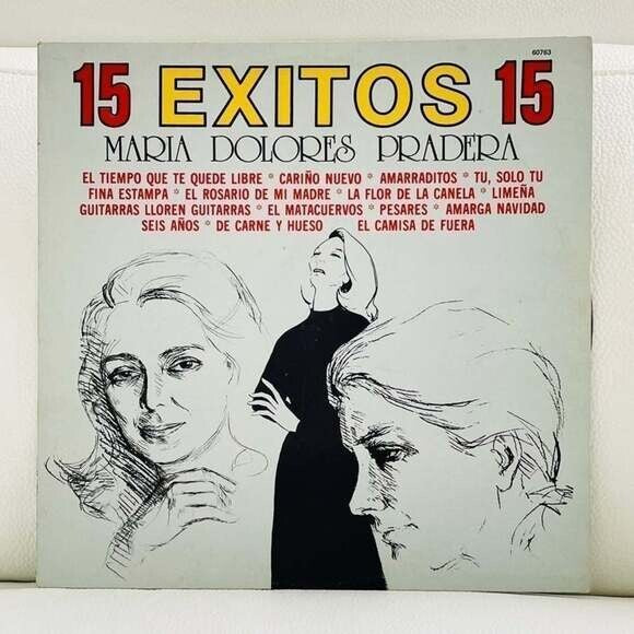 LP Maria Dolores Pradera - 15 Exitos 15 Vinyl Record