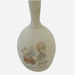 Vintage 1988 Precious Moments Easter Bell 4.5" Enesco Porcelain Hand-Painted VG