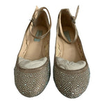 Betsey Johnson Joy Gold Rhinestone Ballet Flats Women’s Shoes Size 7B