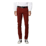 RSQ Seattle Burgundy Red Cotton Spandex Skinny Tapered Flat Front Chino Pants 31