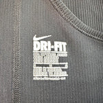 Nike Dri-FIT Women Slim Fit Racerback Tank Top Black Athletic Size M