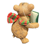 Vintage Hallmark 1980 Caroling Bear With Book Christmas Ornament 3" VG