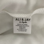 Ali & Jay Kiss Me Candlelight Crochet Tassel Mini Dress M White Lace NWT $148