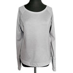 Champion Women's Gray Athletic Sweatshirt S Quick-Dry Rayon Blend Running Top VG