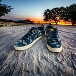 TOMS Travel Lite Men’s Casual Lace-Up Sneakers Navy Grey Tan Camo Size 12