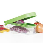 Progressive Prepworks Slice & Dice Onion Chopper Slicer Cutter Green Plastic NIB
