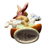 Vintage Set of 3 Royal Doulton Bunnykins Figurines 3.75” Rise & Shine Tally Ho