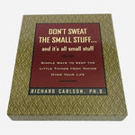 Don't Sweat The Small Stuff by Richard Carlson Hardcover Boxed Edition 272 Pg VG
