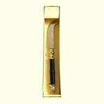 Cypress Home Mango Moon Bamboo Handle Cheese Knife 9.5" Stainless Steel Vintage